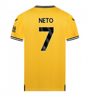 Wolves Pedro Neto #7 Hjemmebanetrøje 2023-24 Kort ærmer